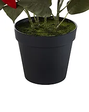 Pianta artificiale CHRISTMAS FLOWER 61 cm Rosso_1174968
