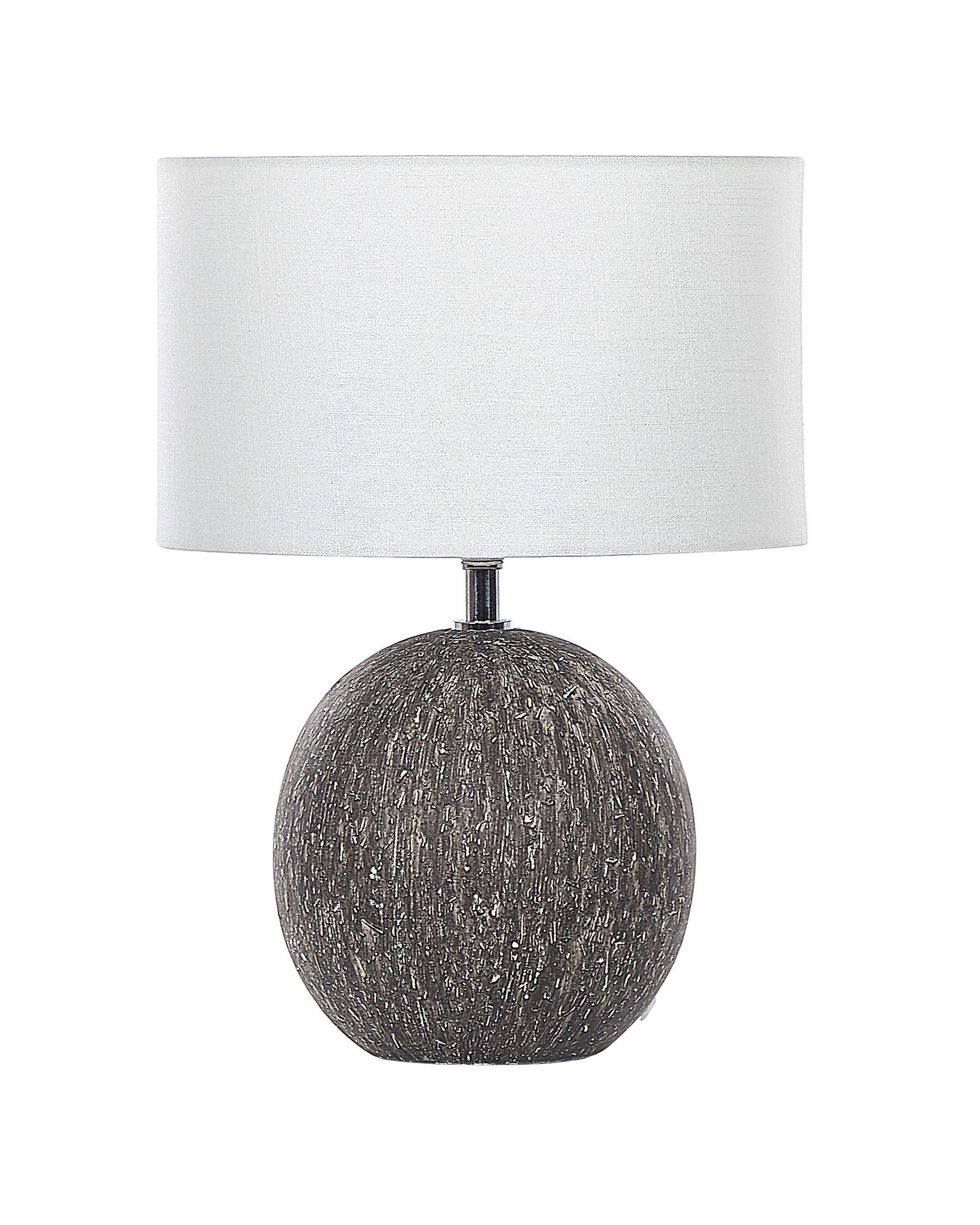 Lámpara de mesa de cerámica negro/blanco 39 cm FONISSA_822441