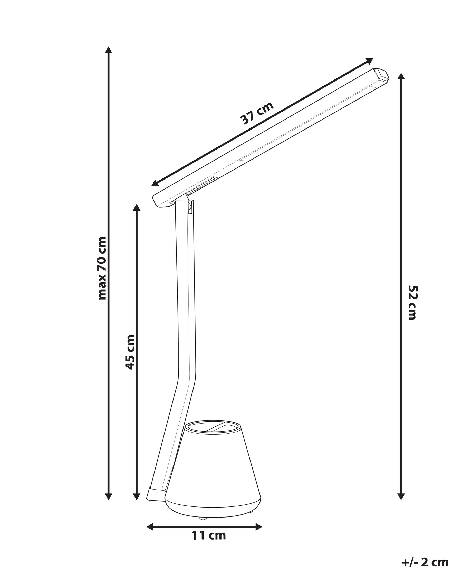 LED Desk Lamp DENEB with Dimmer Black_1018998