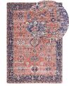 Bavlnený koberec 140 x 200 cm červená/modrá KURIN_862991