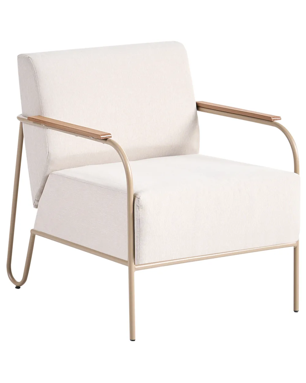 Garden Chair NIMIS with Ottoman Light Beige_1055692