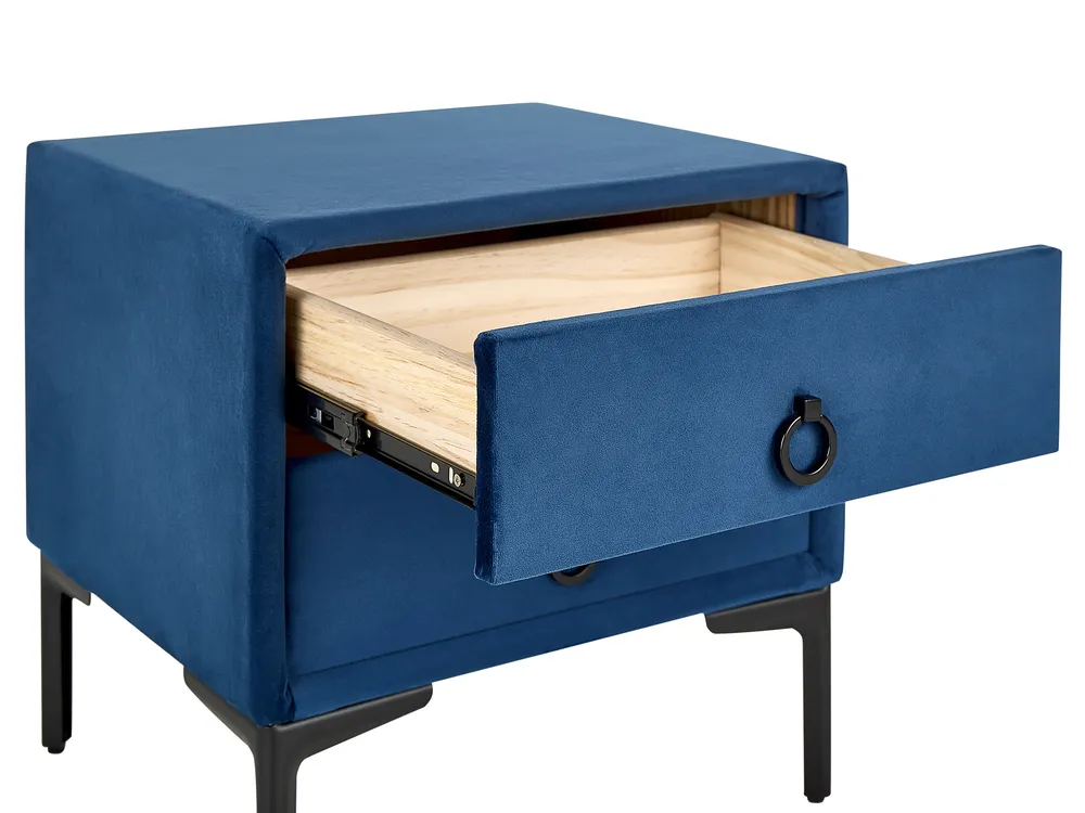 Panca Ottomana A Mezzaluna Homebeez – 110 Cm, Velluto Blu Navy, Con Contenitore Sollevabile – Seduta E Contenitore Per Camera Da Letto