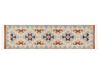 Cotton Kilim Runner Rug 80 x 300 cm Multicolour DILIJAN_869168