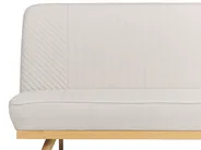 Sofa Bed 2 Seater KALFAFEL Fabric Light Beige_907880