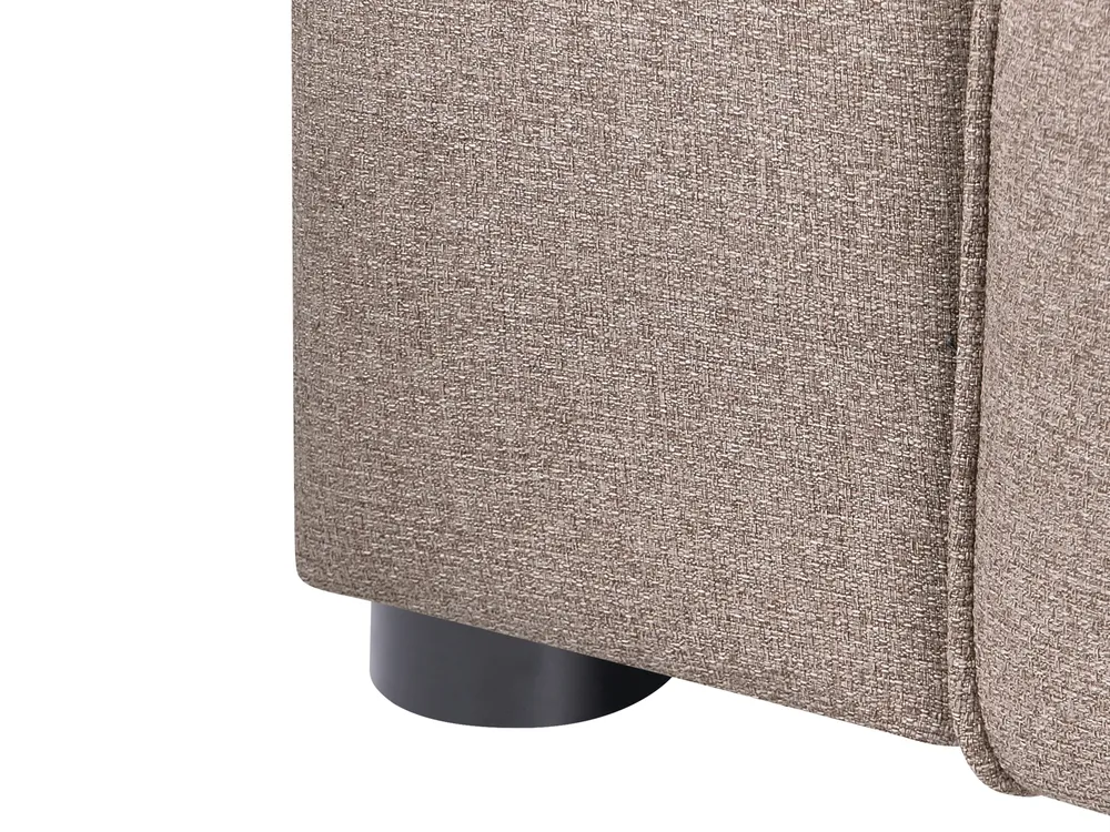 Corner Sofa 3 Seater FAABORG Fabric Taupe Left Hand_1055817