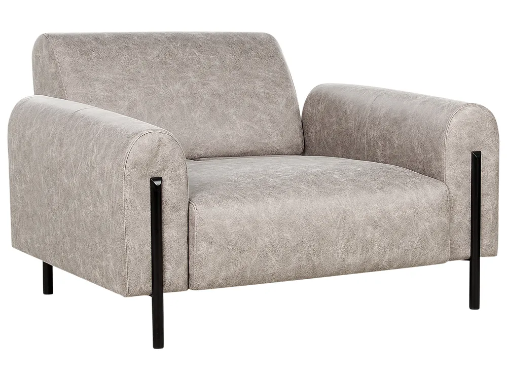Set da salotto 4 posti ASKIM Tessuto Grigio chiaro_917636