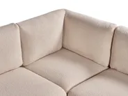 Modular U-Shape Sofa 8 Seater MESNALI Boucle Beige_1046785