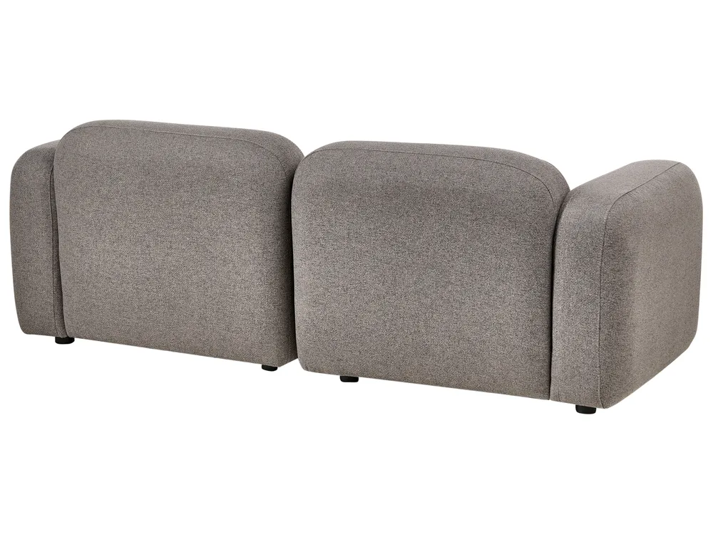 Sofa 3 Seater AFOSS Fabric Dark Grey_1012389