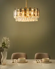 Chandelier MANTARO Glass Gold_1006053
