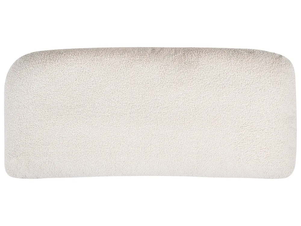Sofa Bed 2 Seater DOROTEA Boucle Off-White_1071457