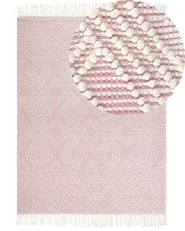 Tapis ADANA Rose 200 x 300 cm Laine_856171
