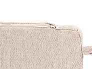 Garden Bench with Cushion TUSCANIA 160 cm Eucalyptus Wood Beige_1119219