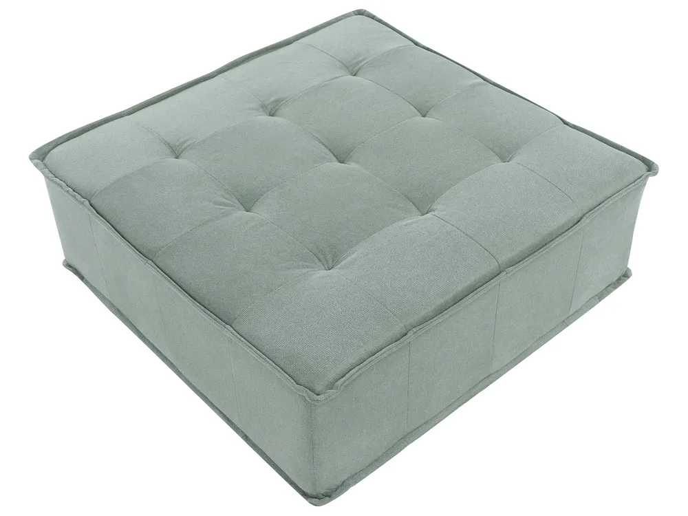 Modular Corner Sofa 5 Seater TIBRO Fabric Light Green Right Hand_1057818