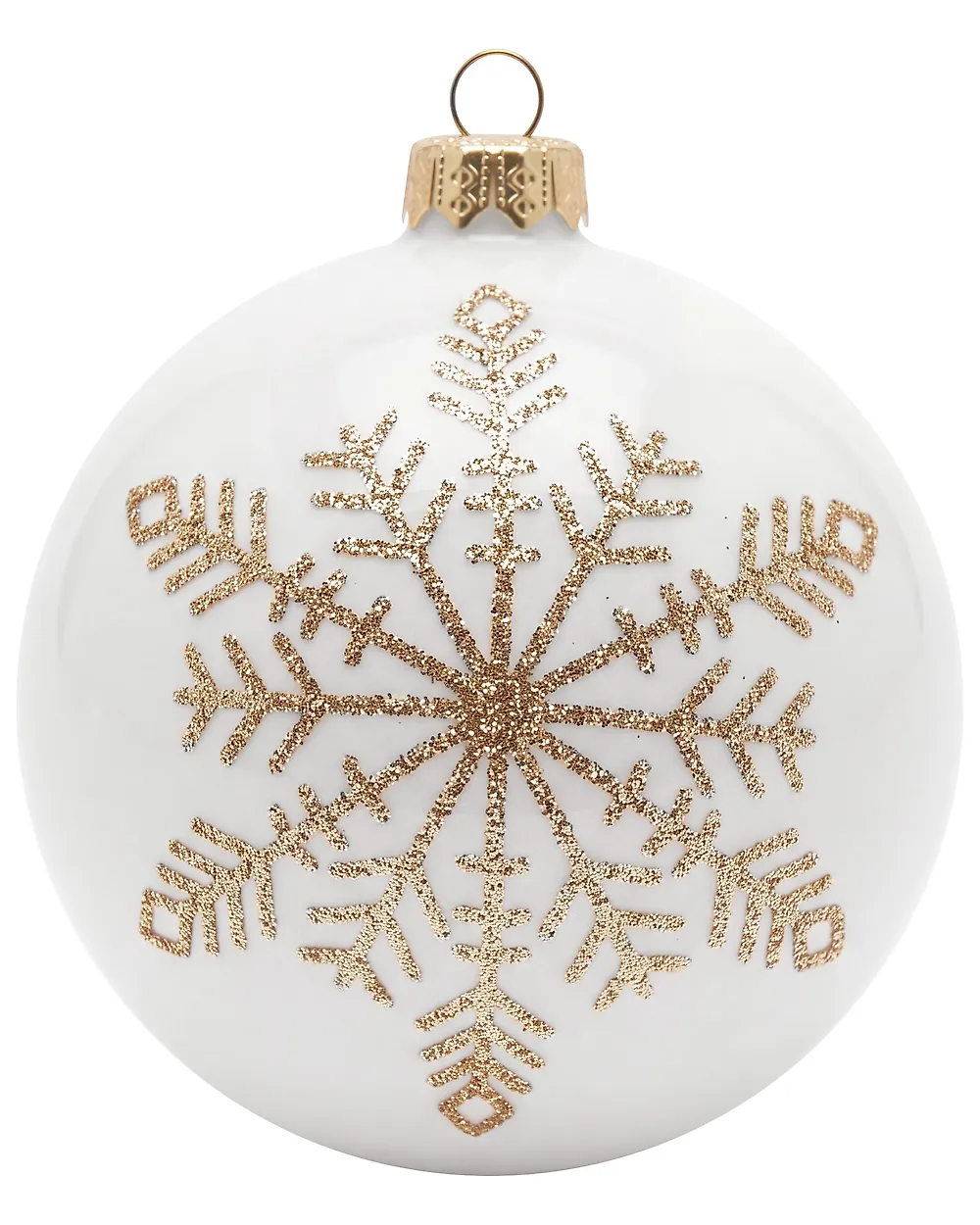 Conjunto de 21 bolas de Navidad FROSTGLOW Vidrio Blanco_1192246