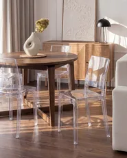 Set di 2 sedie da pranzo WESTBRIDGE Trasparente_1093955