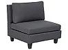 Sillón modular UNSTAD Tela Gris oscuro