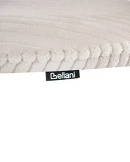 Sedia da ufficio KIANA Velluto a coste Bianco sporco_1042881