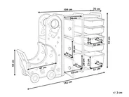 Toy Storage Organiser MOONBI 94 cm Off-White_1123666
