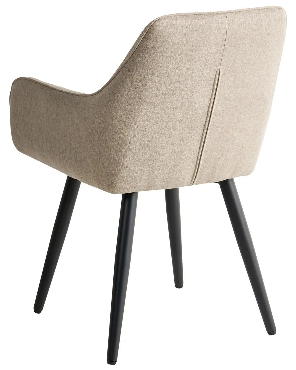 Set di 2 sedie da pranzo TIRANO Lino sintetico Beige_1041994