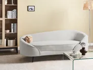 Sofa 2 Seater SAVAR Fabric Off-White_949441