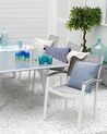 Set di un tavolo e 6 sedie da giardino in colore grigio PERETA_738702