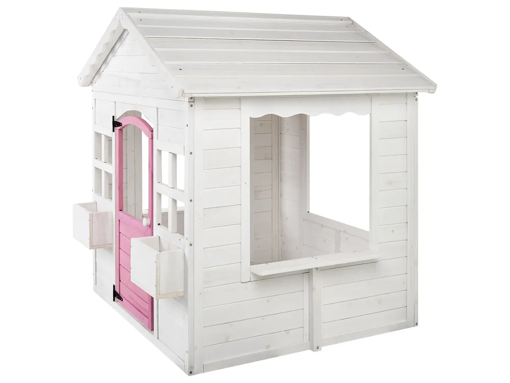Garden Playhouse NIKAIA Fir Wood White_956496