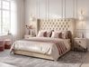 Letto contenitore LUBBON Velluto Beige 180 x 200 cm