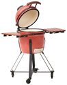 Faszén grill KAMADO Kerámia Piros