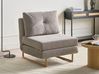 Single Sofa Bed JERSLEV Fabric Grey