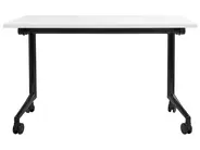 Składane biurko CAVI 120 cm 60 cm z kółkami Biały_922102