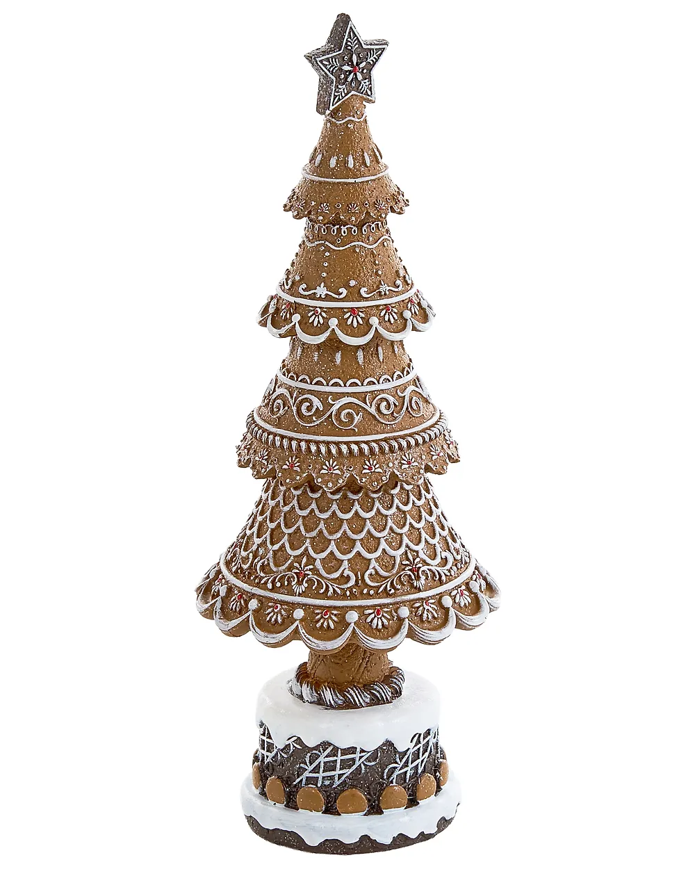 Lot de 2 décorations de Noël KOPPELO 33/42 cm Arbre de Noël Marron_1175647