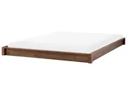 Bed without Headboard Wood ANTRAS 180 x 200 cm (EU Super King) Dark Brown_1032938