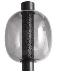 Wireless LED Table Lamp PULANGI with Dimmer Metal Black_955241