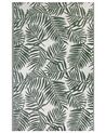Tapis extérieur vert foncé au motif feuilles de palmier 180 x 270 cm KOTA_918387