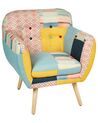 Fauteuil stof patchwork MELBY_477163