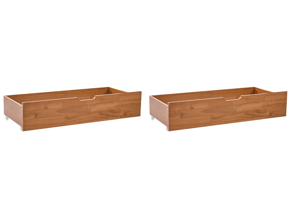 Bettschublade 2er Set EPANEY Braun