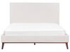 Velvet EU King Size Bed Off-White BAYONNE_901336