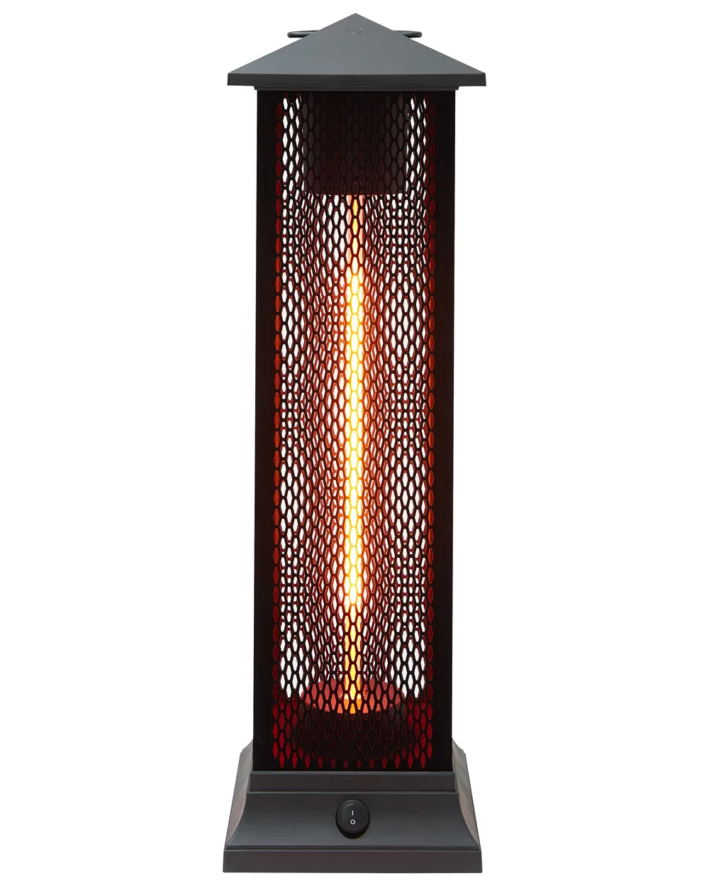 Riscaldatore a infrarossi da patio a piantana TUNUPA 1500 W Nero_968200