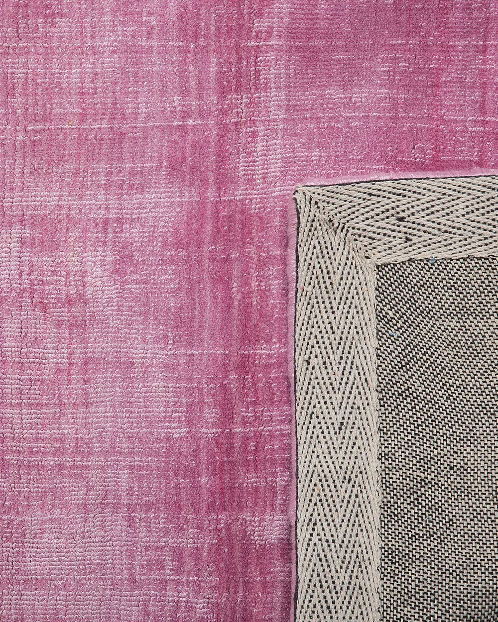 Rug ERCIS Pink 140 x 200 cm Viscose_710153