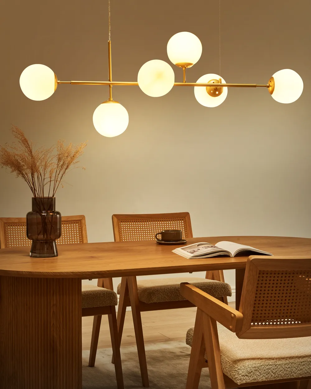 Lampa wisząca KASARI Metal Złoty