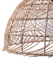 Pendant Lamp SELENGE Rattan Light Brown_713492