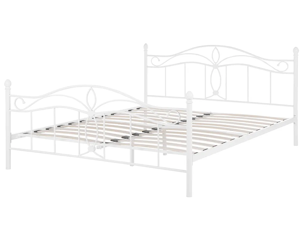 Bed Metal ANTLIA 160 x 200 cm (EU King Size) White_806611