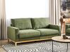 2-Sitzer Sofa Cord grün / hellbraun SIGGARD_920899