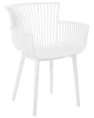 Set di 4 sedie da giardino PESARO Bianco_825421
