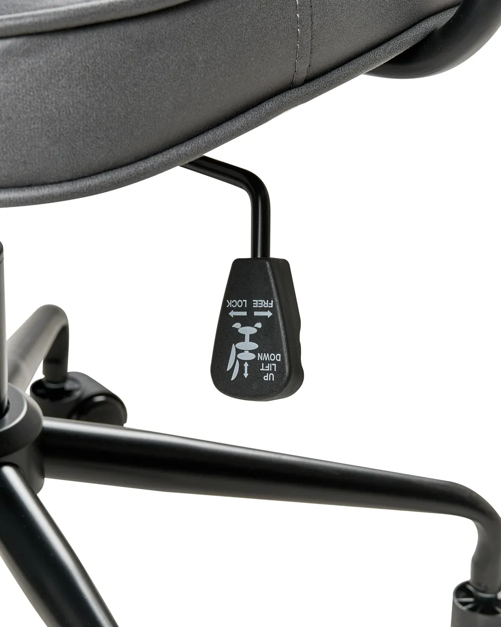 Desk Chair PAWNEE Velvet Grey_1016745