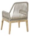 Set of 2 Garden Chairs Beige OLBIA_771405