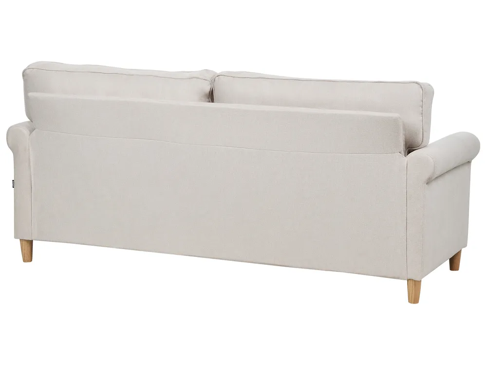 Sofa 3 Seater RONNEBY Fabric Beige_926467