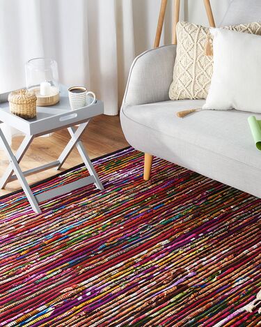 Area Rug 140 x 200 cm Dark Multicolour BARTIN