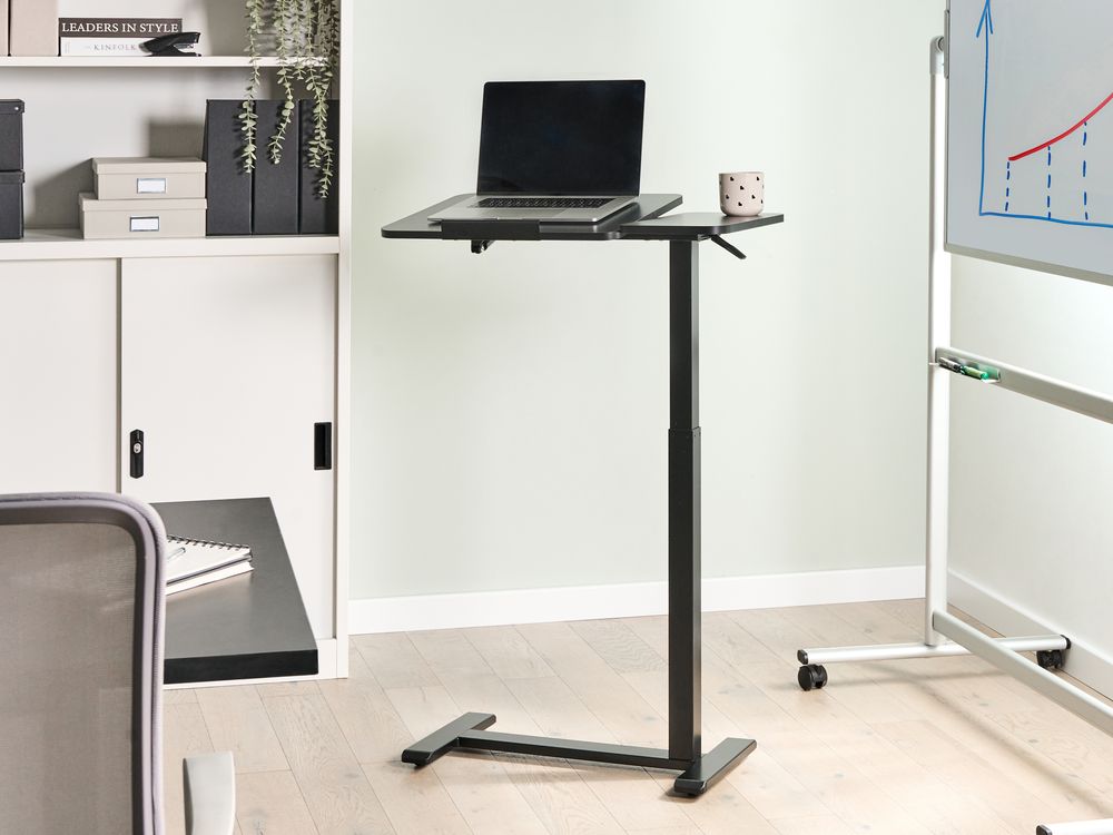 Manual Adjustable Laptop Stand SCHOLA 70 cm 40 cm Black