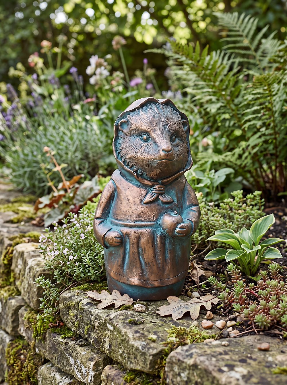 Sculpture de jardin LOLA Hérisson 37 cm Marron